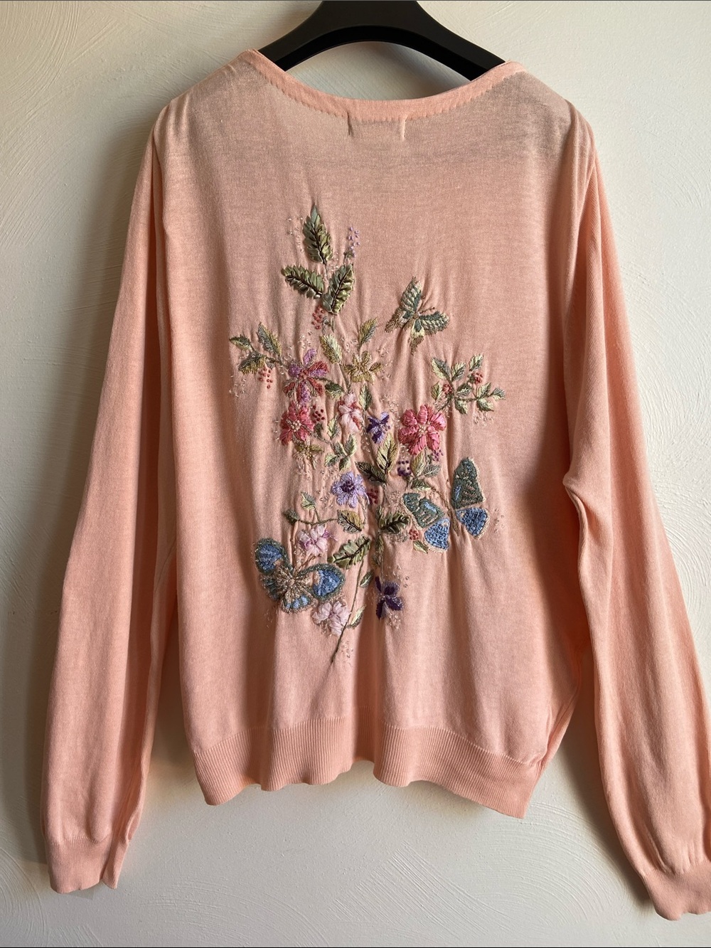 Tiara International Vintage Floral Embroidered Beaded Cardigan
Sweater LG - Picture 2 of 12